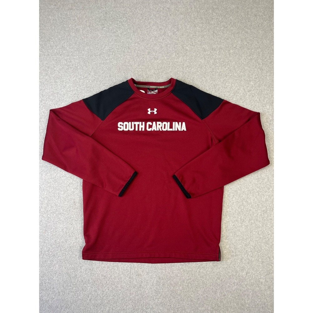 University Of South Carolina Gamecocks Sweatshirt Mens L Maroon Under Armour